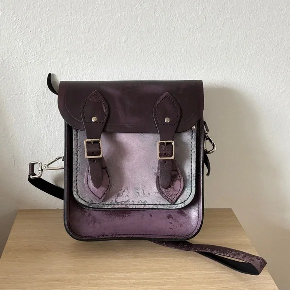 The Cambridge Satchel Company Two-Tone Purple Satchel - Picture 1 of 6